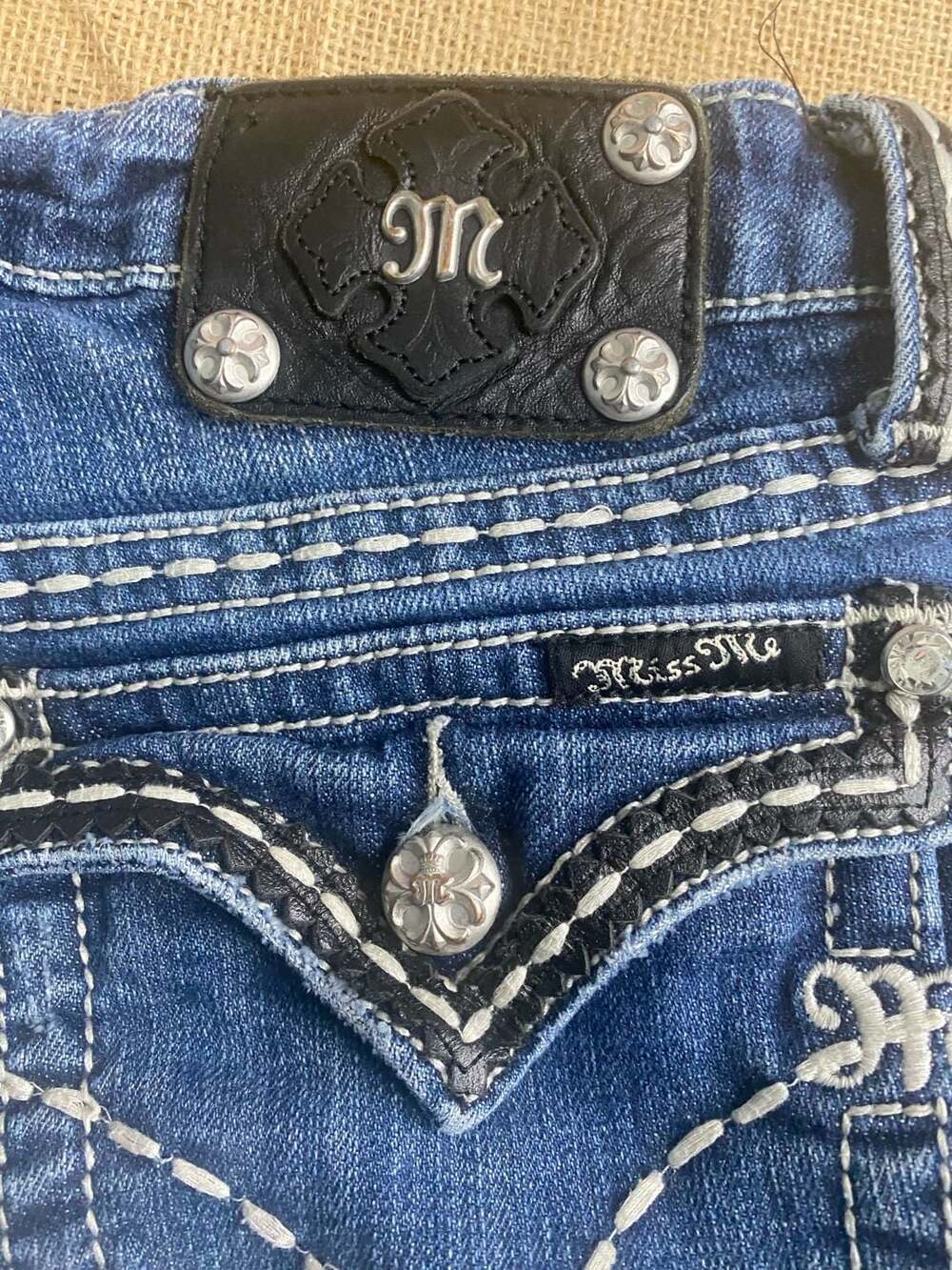 Miss Me Blue Bootcut Jeans - Picture 15 of 16